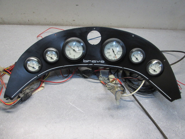 1991 G.W. Invader Bravo Boat Dash Panel Gauges Instrument Cluster