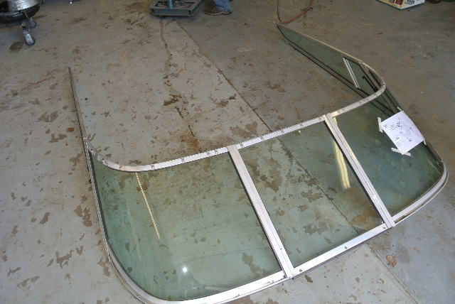 1992 Crownline Boat Curved Glass Walk Through Windshield