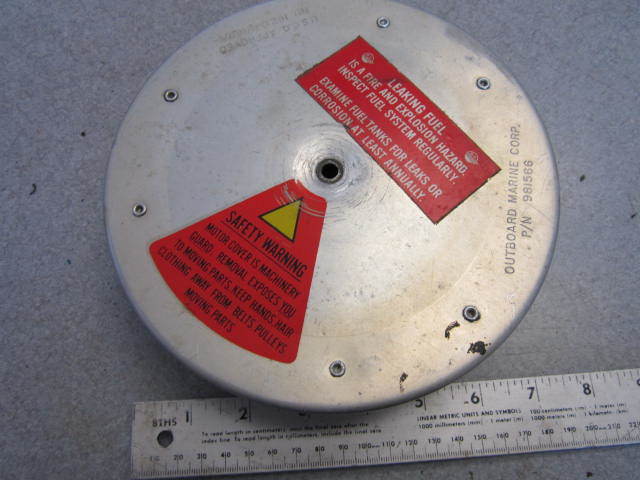 3854026 OMC Cobra Mercruiser 4 Barrel Carb Flame Arrestor
