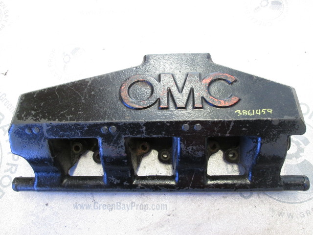 3861459 914044 Exhaust Manifold OMC Cobra Volvo 7.4 8.2 V8 454 502