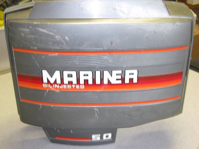 50 HP Outboard Mariner Boat Cowling Cover Top Hood Cap