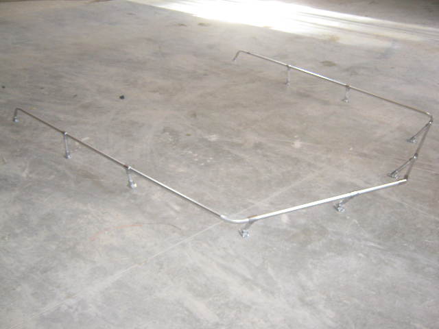 Aluminum Boat Bow Rails 11' 3" x 6" to 7"