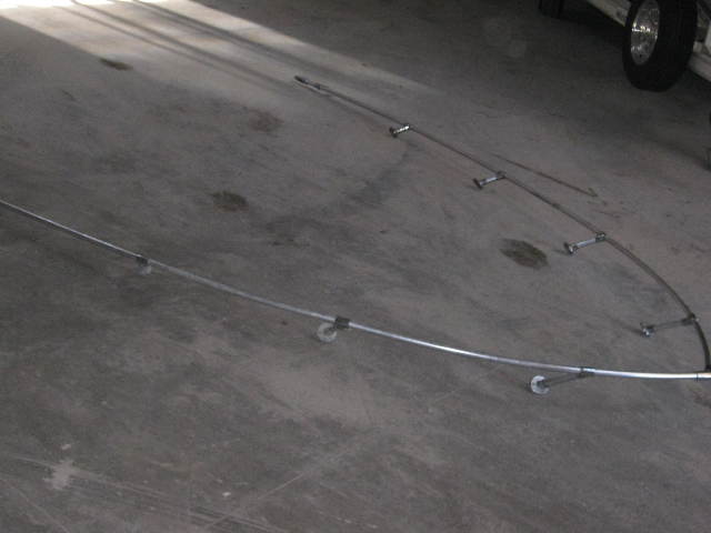Aluminum Boat Bow Rails 12' 4" x 0" to 8"