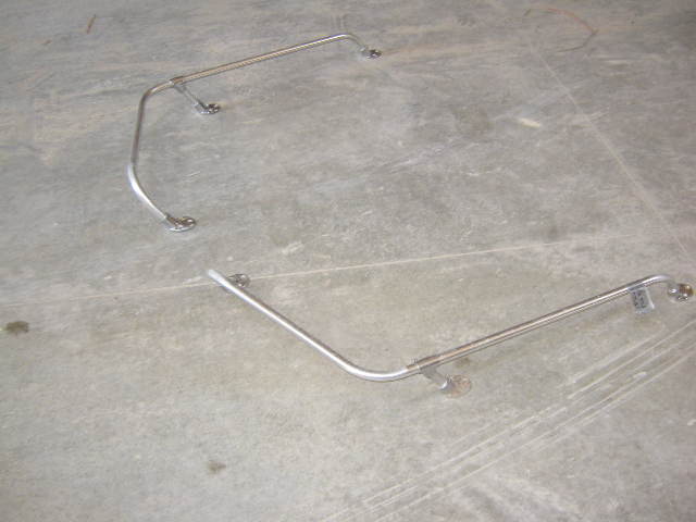 Aluminum Boat Bow Rails 58" x 5" to 6"