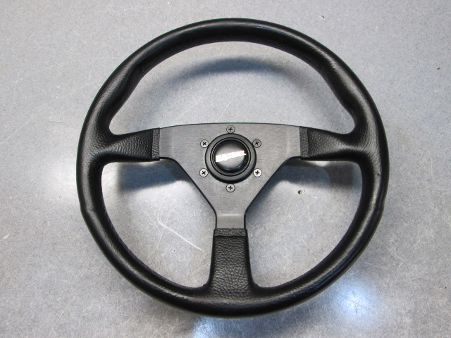 Bluewater Black 13.5" Boat MOMO Steering Wheel 1995 Monte Carlo