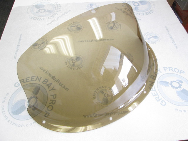 Boat Bronze Tinted Windshield Bubble 26 1/2 Wide