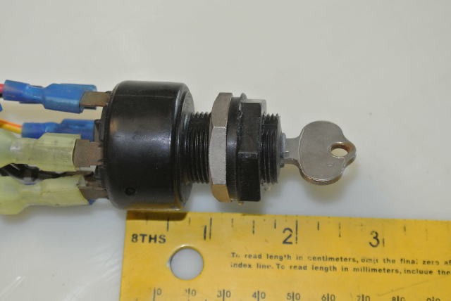 Boat Key Switch & Key for V8 Mercruiser, Mercury Outboard, Cobra Stern Drive