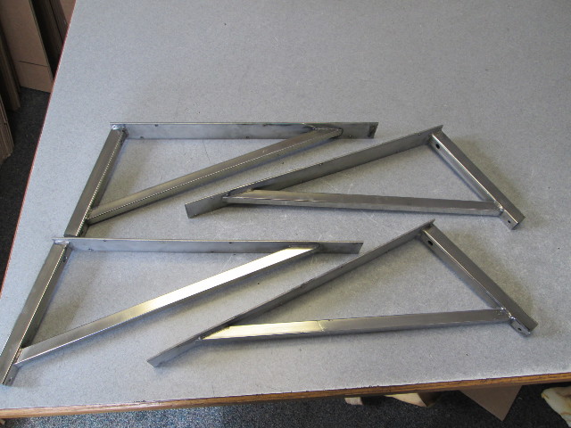 Boat Swim Platform Stainless Steel Mounting Bracket Lot of 4