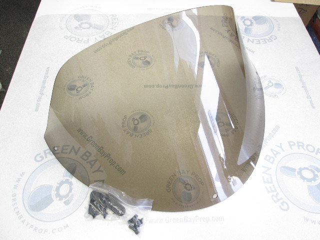 Boat Tinted Windshield Bubble 27 3/4 Wide