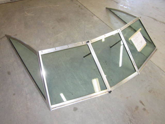 Boat Windshield 74 X 58 X 15 Walk Through Challenger Mach I