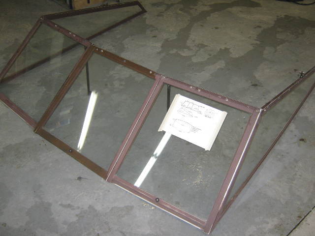 Boat Windshield 74 X 72 X 17 27 Walk Through 1978 Cruisers