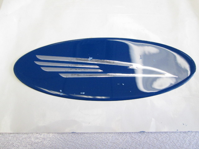 Chaparral Boat Bird Head Decal Logo 7 in Blue & Silver