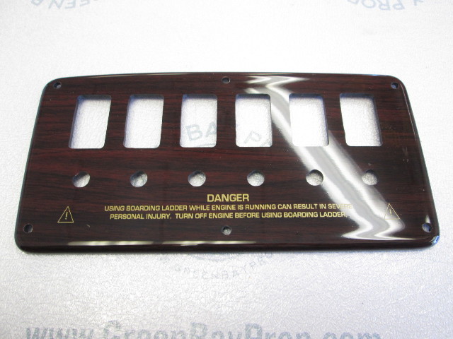 Chaparral Boat Dash Panel Switch Plate