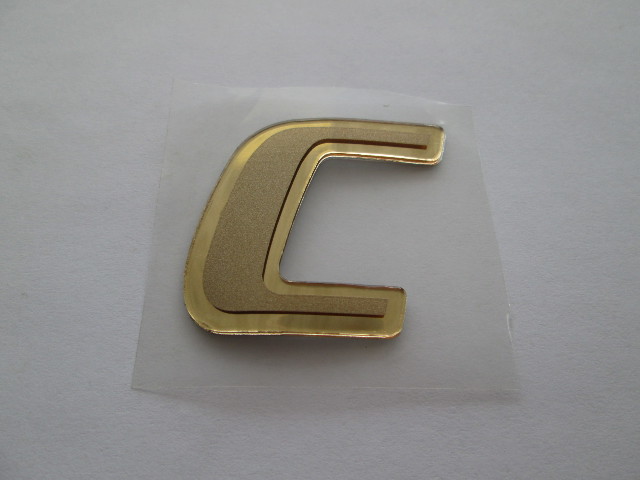 Chaparral Limited Edition Boat Gold Emblem Logo Letter "C" 1.5 inch 1997-99