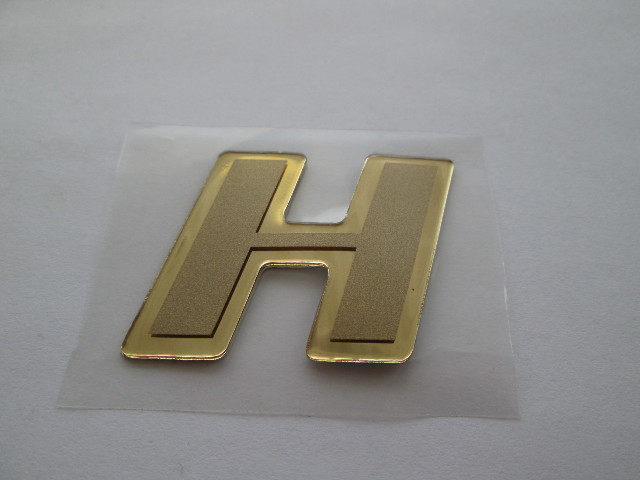 Chaparral Limited Edition Boat Gold Emblem Logo Letter "H" 1.5 inch 1997-99