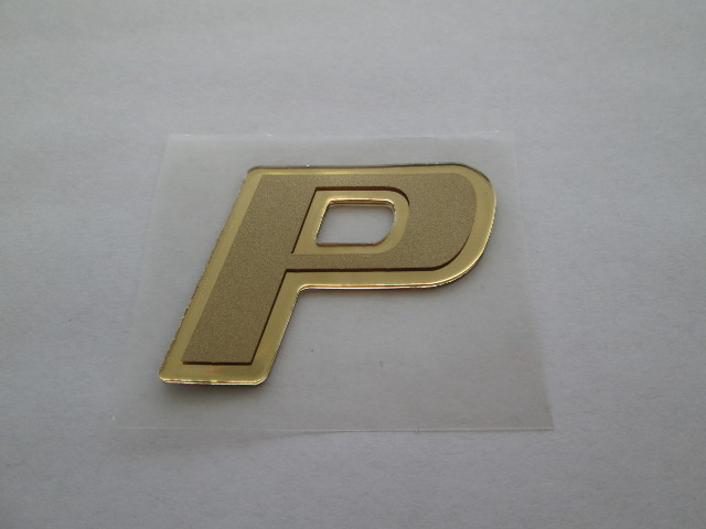 Chaparral Limited Edition Boat Gold Emblem Logo Letter "P" 1.5 inch 1997-99