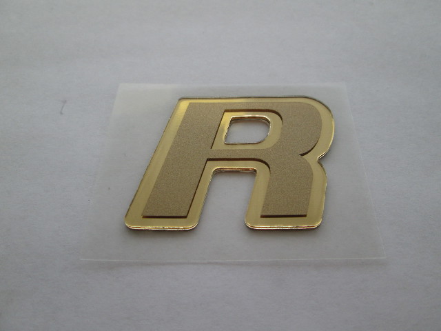 Chaparral Limited Edition Boat Gold Emblem Logo Letter "R" 1.5 inch 1997-99