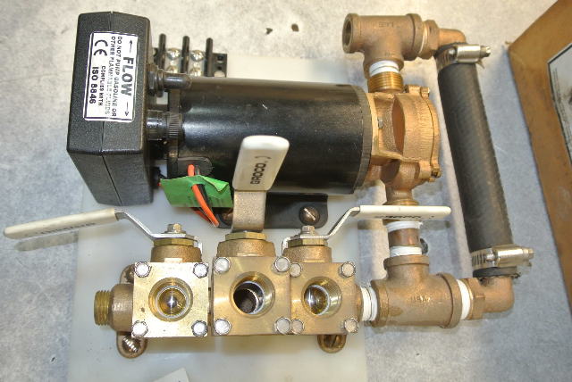 Electric Oil Change Pump Kit CMX3-60 GROCO 12 Volt 3 Valve Reversible