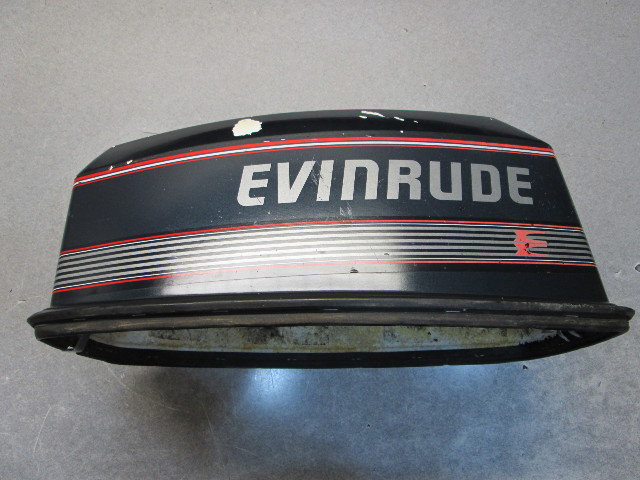 Evinrude 30 Hp Outboard Engine Cover Cowling Top Cowl