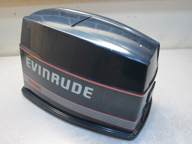Evinrude 60 Hp Outboard Engine Cover Cowling Top Cowl Late 1980s Style