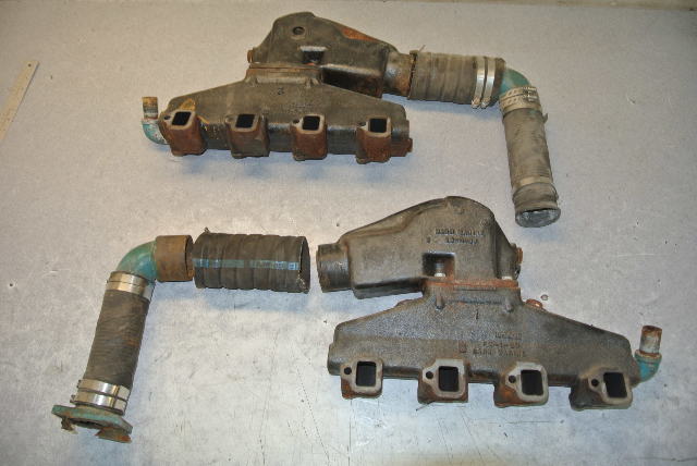Exhaust Manifolds Riser & Pipe Ford V8 OMC Stern Drive