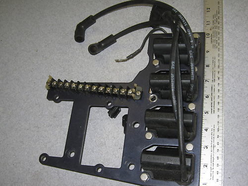 Force 125 Ignition Coils Bracket & Terminal Block 1987 F615475 F654497
