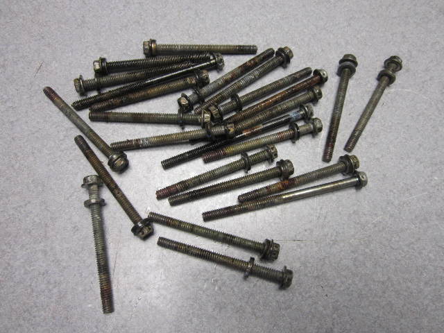 Force L-Drive 90 120 Hp Exhaust Manifold Bolts Washers Hardware
