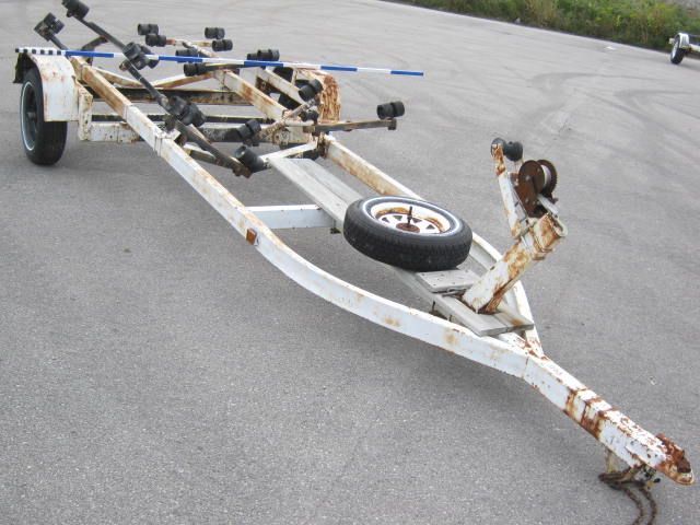 Full Roller Boat Trailer For 15 16 17 Ft Boats Cheap!
