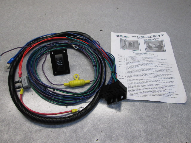 Hydro-Jacker Hydraulic Jack Plate or Trim Tilt Wire Relay Harness & Switch