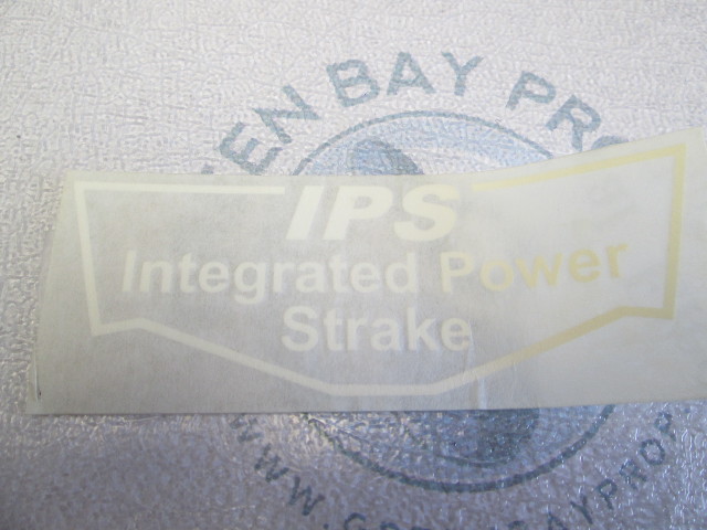 Lund Boat IPS Integrated Power Strake White Vinyl Decal Graphic