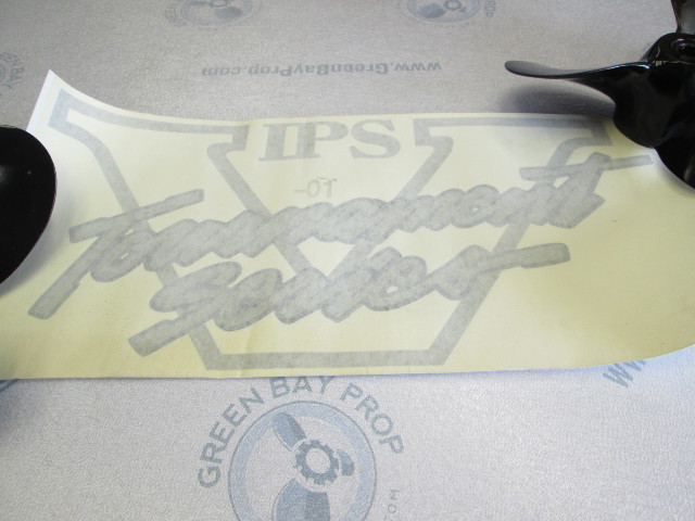 Lund Boat Pro V IPS Tournament Series Vinyl Decal Logo Silver & Dark Grey