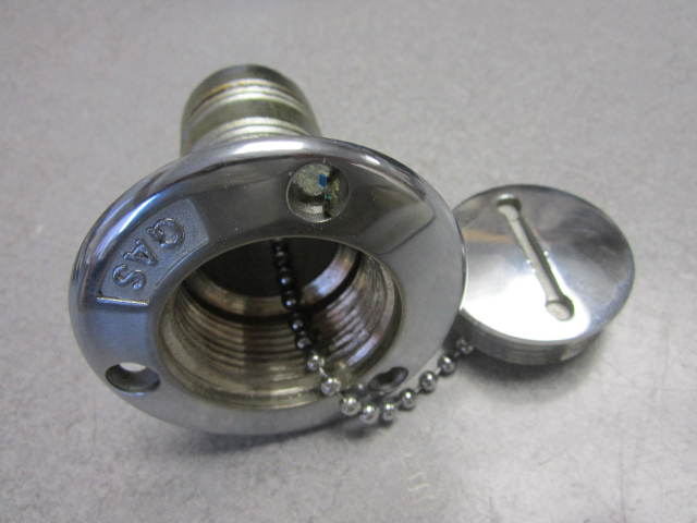 Marine Gas Fuel Celebrity Boat Cap Filler Tube Measuring Chain
