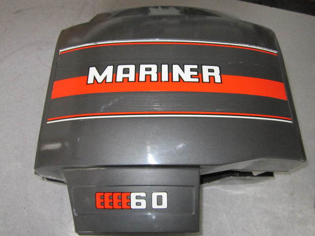 Mariner 60 Hp Outboard Clam Shell Engine Cowling Motor Cover