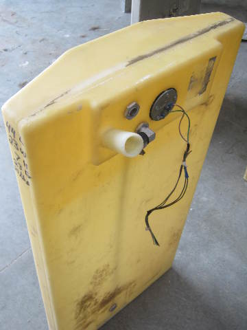 Plastic Boat Gas Tank 23 Gallon 44 x 23 x 7