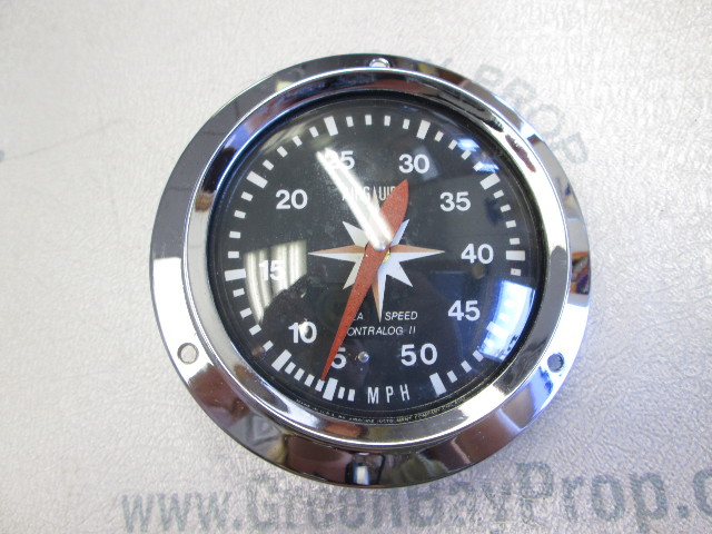 Vintage Airguide Contralog II Speedometer 50 MPH 4 in Diameter