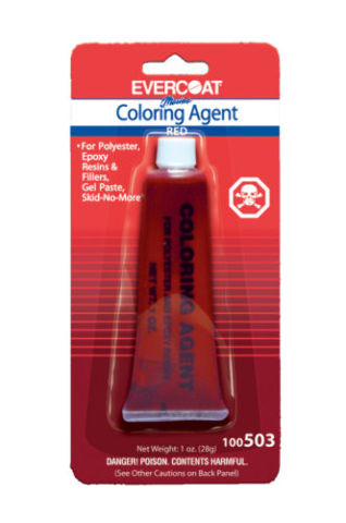 100503 Marine Coloring Agent for Epoxy Resins  1 oz Red