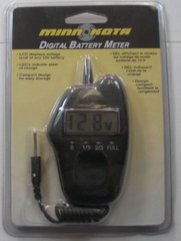 1820087 Minn Kota Digital Battery Meter with LCD LED Boats Marine