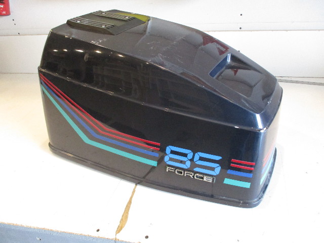 US Marine Force Outboard 85 Hp Boat Engine Cowling Cover Top Hood Cap 1980's
