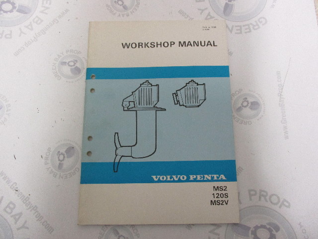 5295 Volvo Penta Service Workshop Manual MS2 120S MS2V 1984