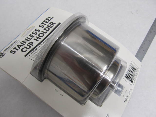 T-H Marine Cup Holder Stainless Steel #LCH-1SS-DP