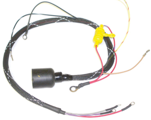 JOHNSON/EVINRUDE ENGINE HARNESS, ROUND PLUG, CDI-1982-84 25/35HP, OMC 391818