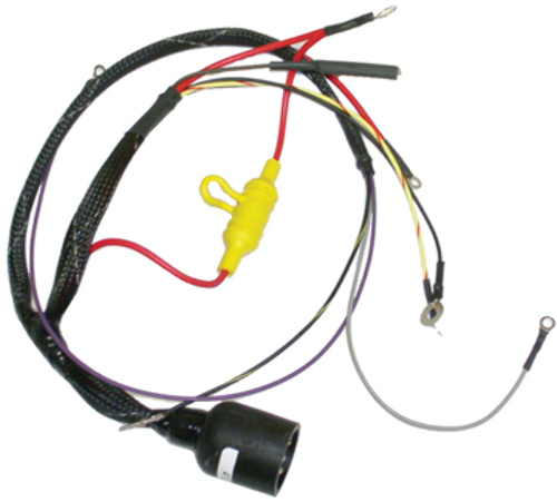 JOHNSON/EVINRUDE ENGINE HARNESSES, ROUND PLUG, CDI-1984 40/50HP; 1979-83 55HP, OMC 582061, 583005