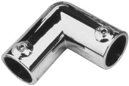 RAIL TEE, CHROME 90 Degree Elbow;  7/8" Tube O.D.
