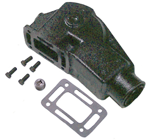 Sierra 18-1999 Indmar Barr Marine V8 3" Exhaust Riser 10 Degree