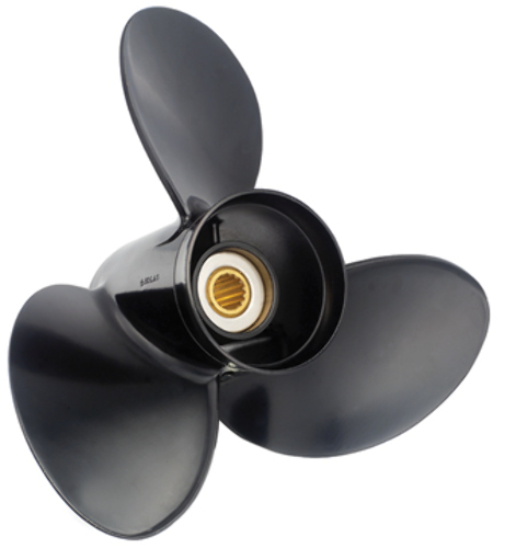 13.5 x 14 Pitch Aluminum Propeller for Honda Nissan Tohatsu 60-130 HP Outboards