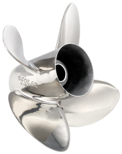 RUBEX HR4 SERIES E 14-1/2 X 16 Stainless Boat Propeller for 135-300 HP 4-3/4" Case