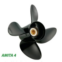 13.25 x 13 Pitch 4 Blade Prop Force 75-150 HP Outboards