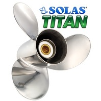 13.75 x 13 Pitch Titan Stainless Steel Prop 75-150 Hp Outboards