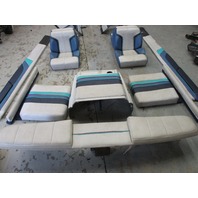 1987 17 Ft Bayliner Capri Interior Seats Cushions, Back Rest, Side Wall