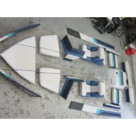 1987 17 Ft Bayliner Capri Interior Seats Cushions, Back Rest, Side Wall